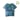 ♻️ UPCYCLED XXL Keith Haring Tee in Mermaid Watercolor Ice Dye