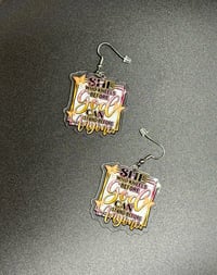 Image 1 of Acrylic Bible Earrings 