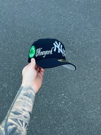 Image 1 of  NAVY YANKEES “ I <3 NEW YORK “  CUSTOM FITTED CAP