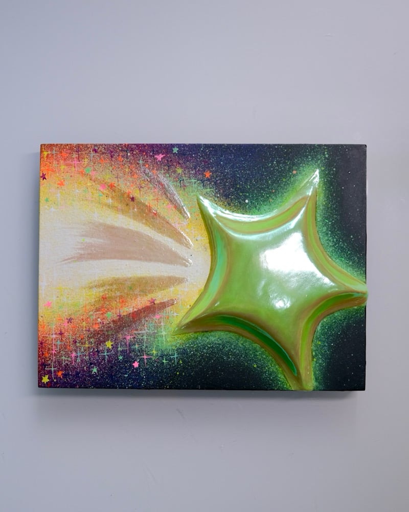 Image of MAKE A WISH, Xin & Xin ✧ Original 3D Mixed Media Painting