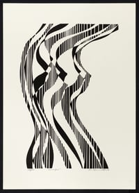 Nude 3 - Lithograph of Nude