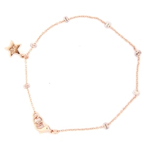 Image of Gourmette simple Blue Metal