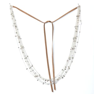 Image of Head Band 10 rangs Blue Metal