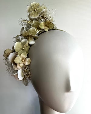 Image of Soft green headpiece 