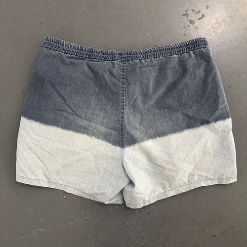 Image of SS 1995 Stone Island swim stencil spellout swim shorts, size large