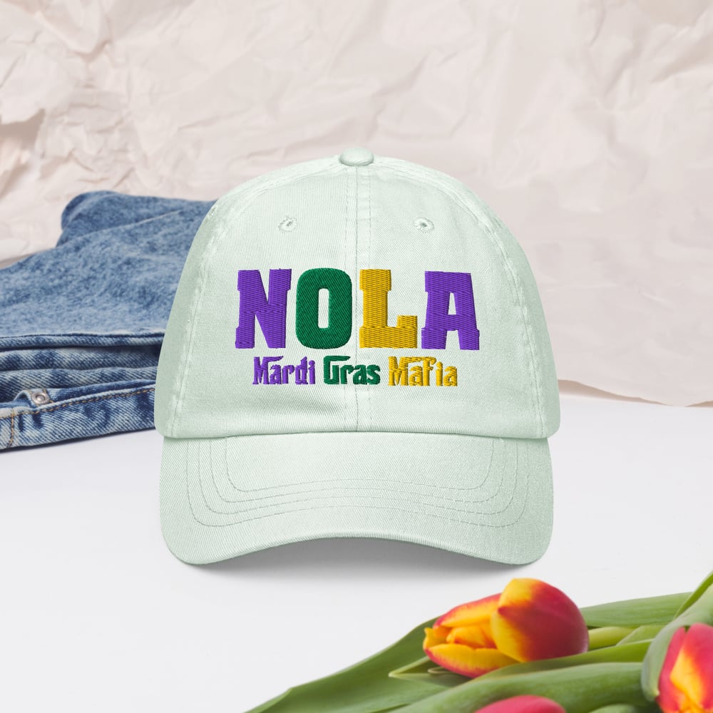 Image of NOLA (Mardi Gras Mafia) Pastel baseball hat