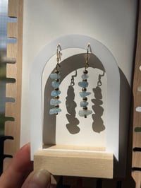 Image 2 of Blue Waterfall Earrings