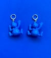 Blue Clown Earrings