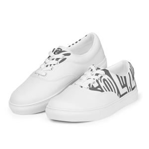 Image of Smoked Printed Solid Canvas Shoes