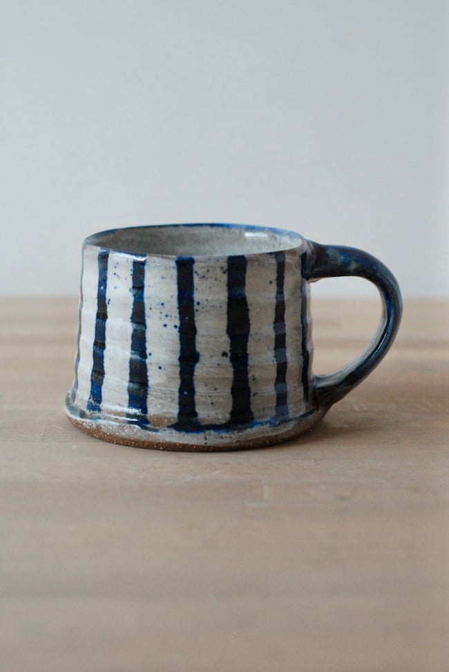 Small stripe mug