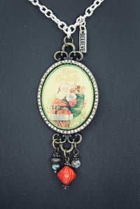 Image 1 of Believe Nostalgic Santa Necklace 🎄