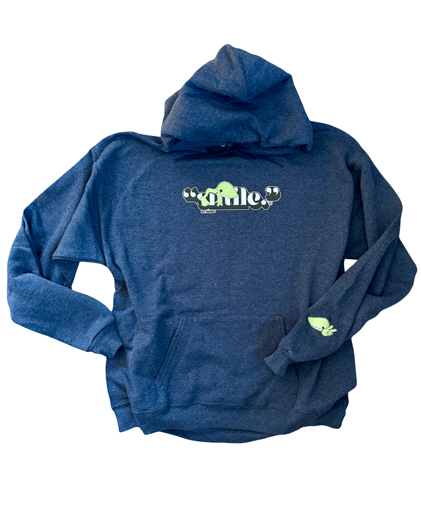 Image of “LAZY” - Hoodie [Heather Navy]