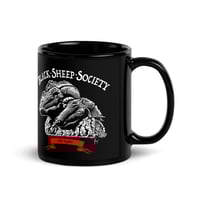 Image 1 of Black Sheep Society black glossy mug