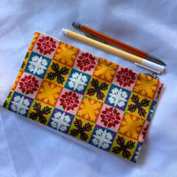 Image 1 of Fall Quilt Zipper Pouch