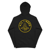 Image 3 of ECO Unisex fleece zip up hoodie