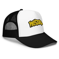 Image 2 of WSTR Logo Trucker Cap (black)