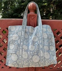 Image 8 of Cotton Quilted Tote