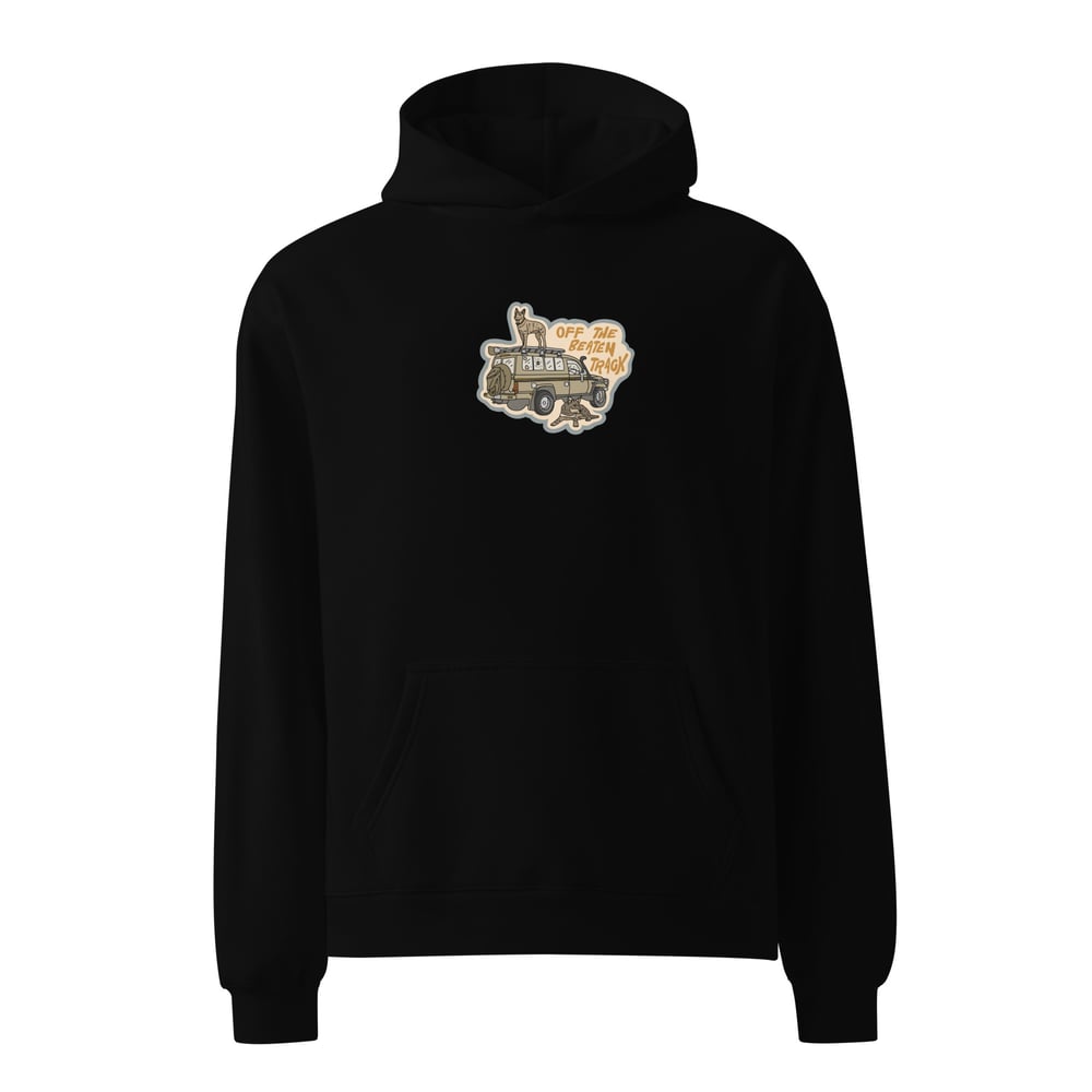 Image of Off the Beaten Track Unisex Oversized Hoodie