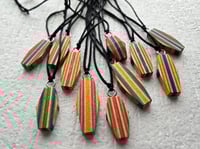 Image 1 of Recycled Skateboard Necklaces