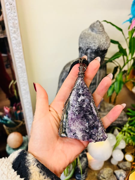 Image of Huge amethst necklace 