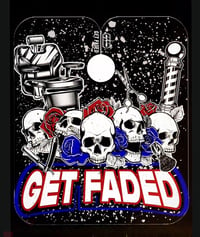 Image 1 of Get Faded Skulls an Roses Cape 