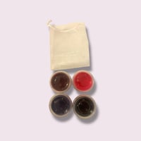 Image 1 of Soap Pod Bundle of 4 With Soap Pouch | Fragranced Body & Hand Wash | 4 x Approx 30g Soaps