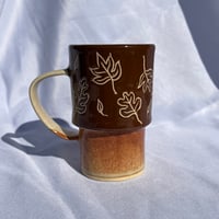 Image 2 of Fall Leaf Ceramic Mug