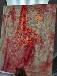 Image 1 of Pink & White Mottled Glass BE