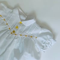 Image 1 of Pretty cotton vintage dress size newborn - 6 months 