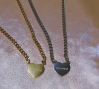 Custom Heart Pendant Necklace 