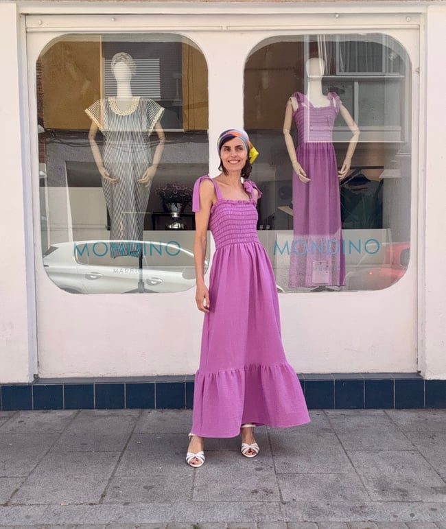 PURPLE LELÉ DRESS