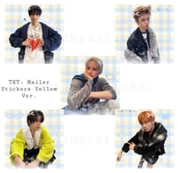 Txt: Yellow Mailer Stickers