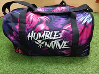 Image 2 of HN Pink, Purple and blue  Fern Duffle Bag  copy copy