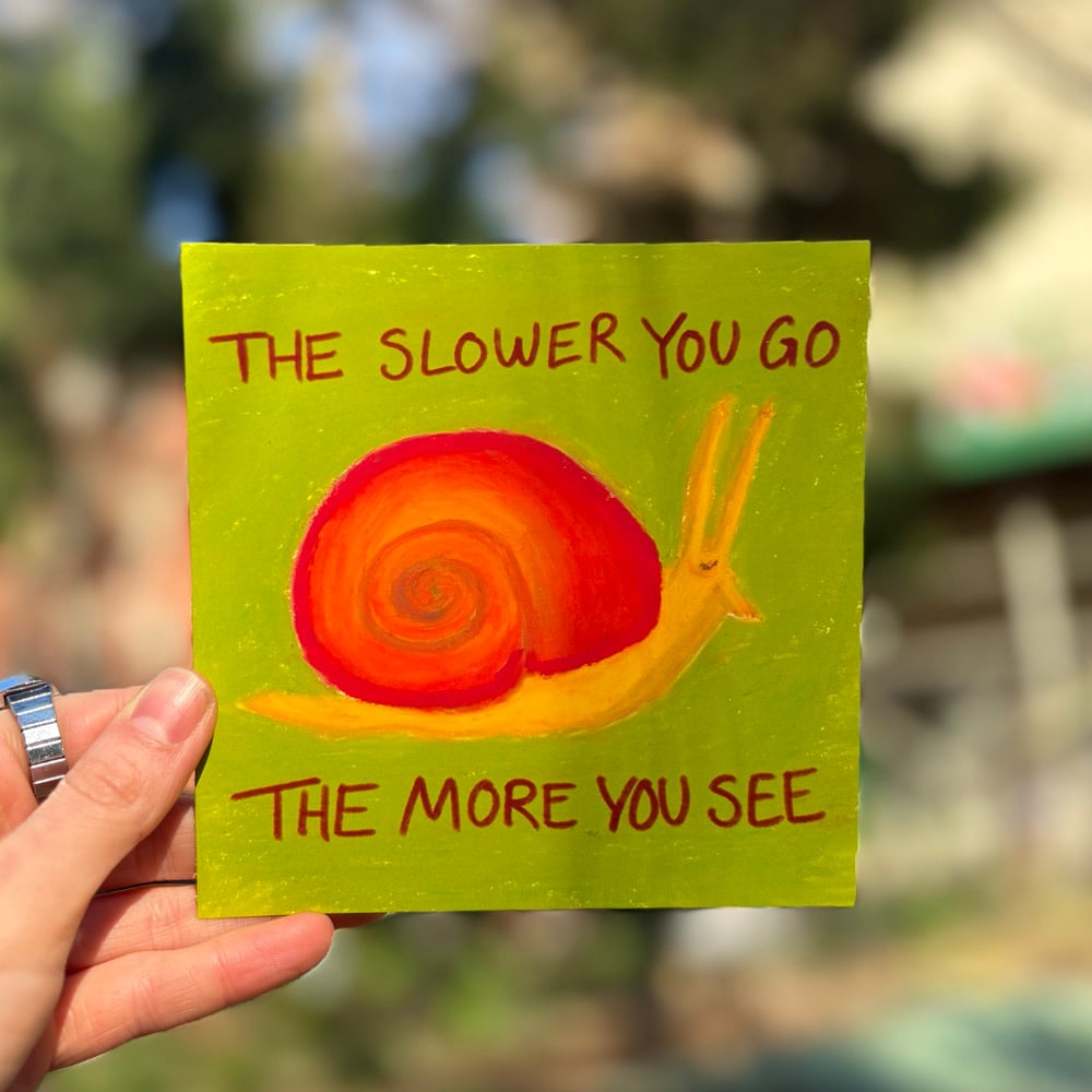 Image of the more you see 5x5 mini art print