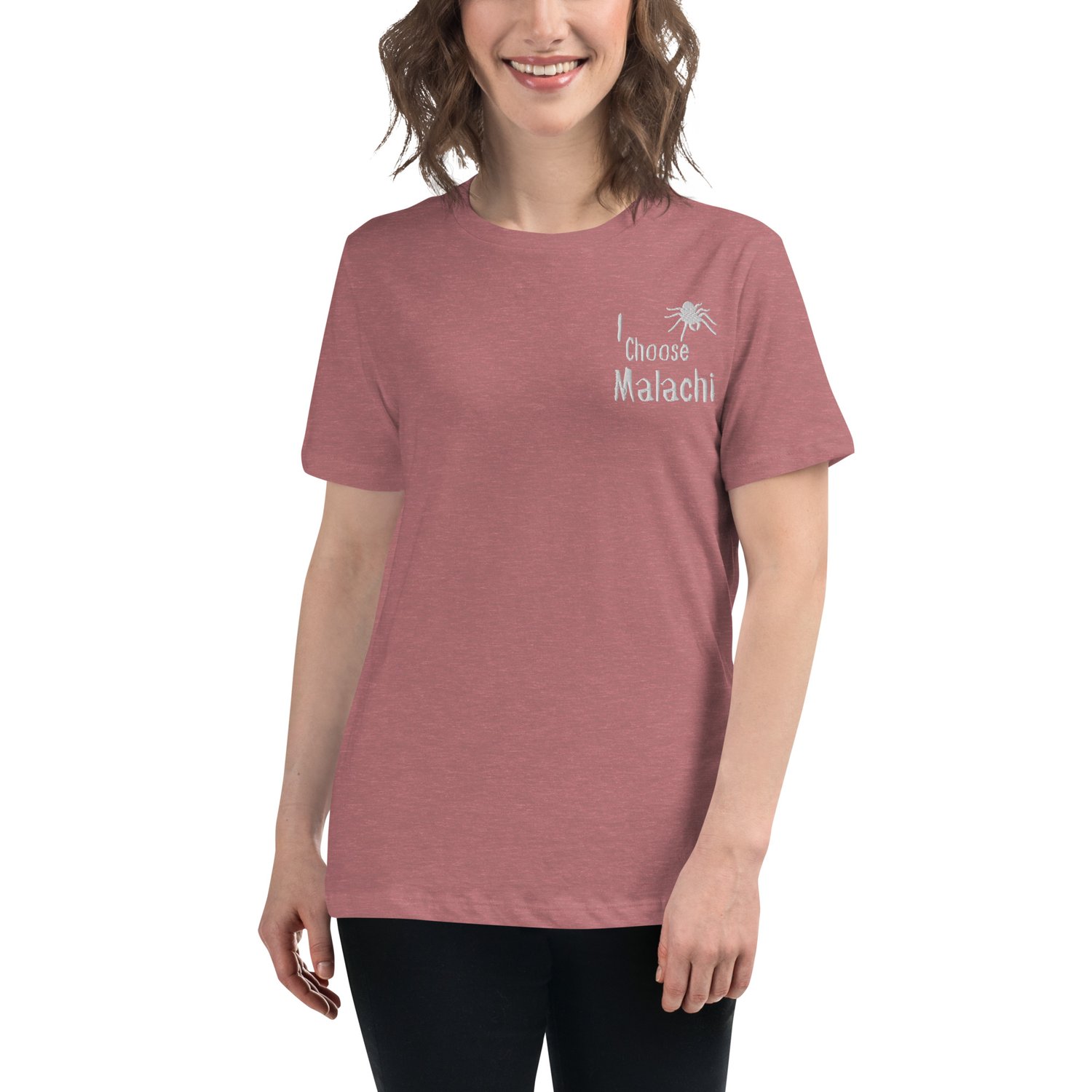 Image of Officially Licensed Little Stranger I choose Malachi embroidery t-shirt