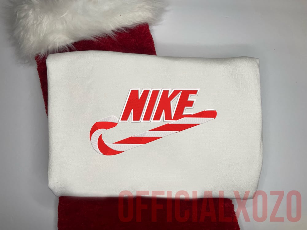 Image of Candycane Nike ❤️🤍