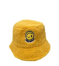yellow Sherpa bucket hat 