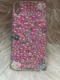 Image 1 of Pink hello Kitty iPhone case