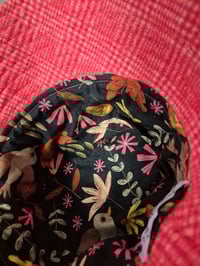 Image 2 of Kylie Jane Bucket hat - coral check wool 