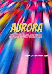 Image 4 of Milano dress with pockets - Aurora, notherns lights