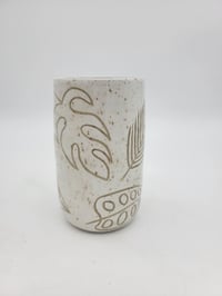 Image 2 of White Leaf Tumbler 