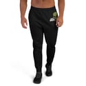 Black Men's Joggers with Olive Logo