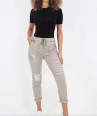 Image 3 of Ripped Sequine Magic Pants