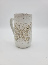 Image 2 of White Butterfly Mug 