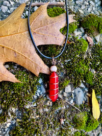 Image 1 of Precious Coral Pendant 