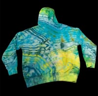 Image of Large Sea Green Geode Womans Hoodie 