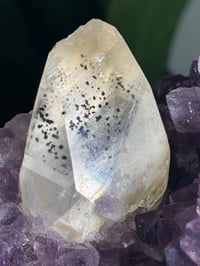 Image 9 of AMETHYST WITH INCLUDED RAINBOW CALCITE -URUGUAY-