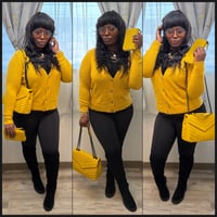 Small - Xlarge Mustard cardigan 