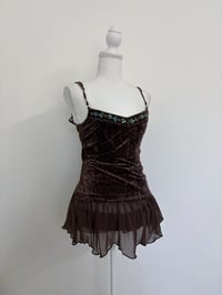 Image 1 of 00s Brown top // M