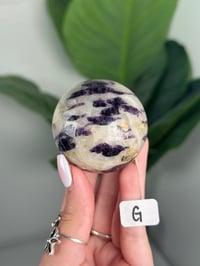 Image 7 of FLUORITE X CALCITE SPHERES